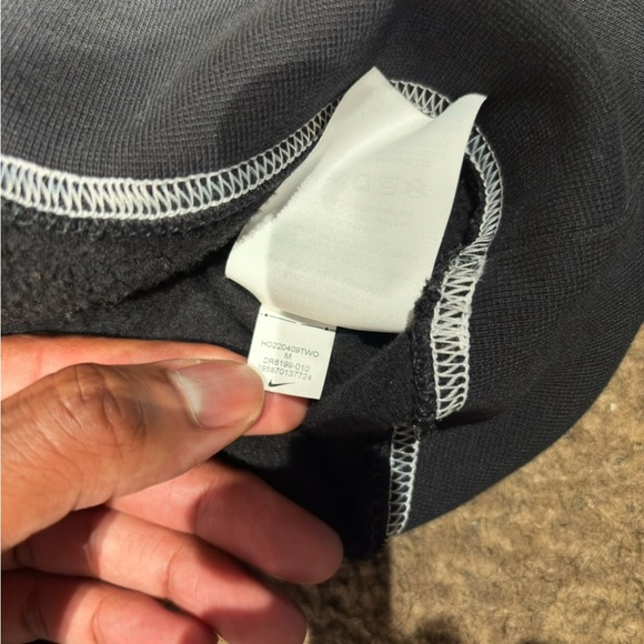 Nike Double Swoosh Hoodie – Black & White – Size Medium Men - Picture 5 of 6